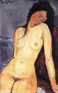 Amedeo Modigliani Seated Nude oil painting picture